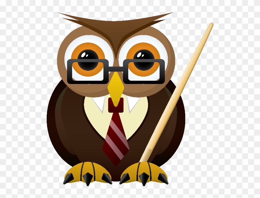 Cute Animal School Clip Art Overridemobile True System - Teacher Owl Clip Art - Png Download