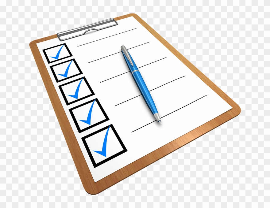 Check List Clip Art - Png Download