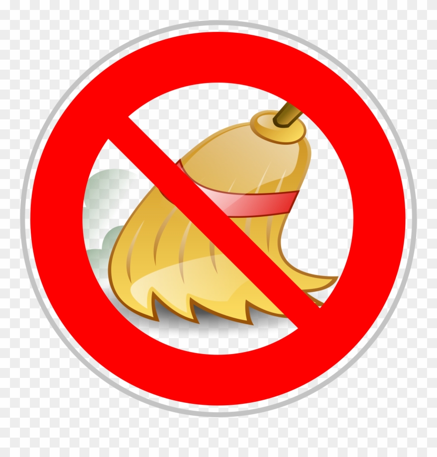 Open - No Broom Clipart