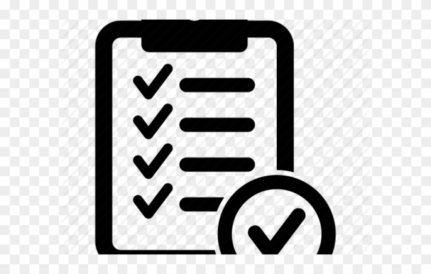 Icons Clipart Checklist - Checklist Icon Png Transparent Png