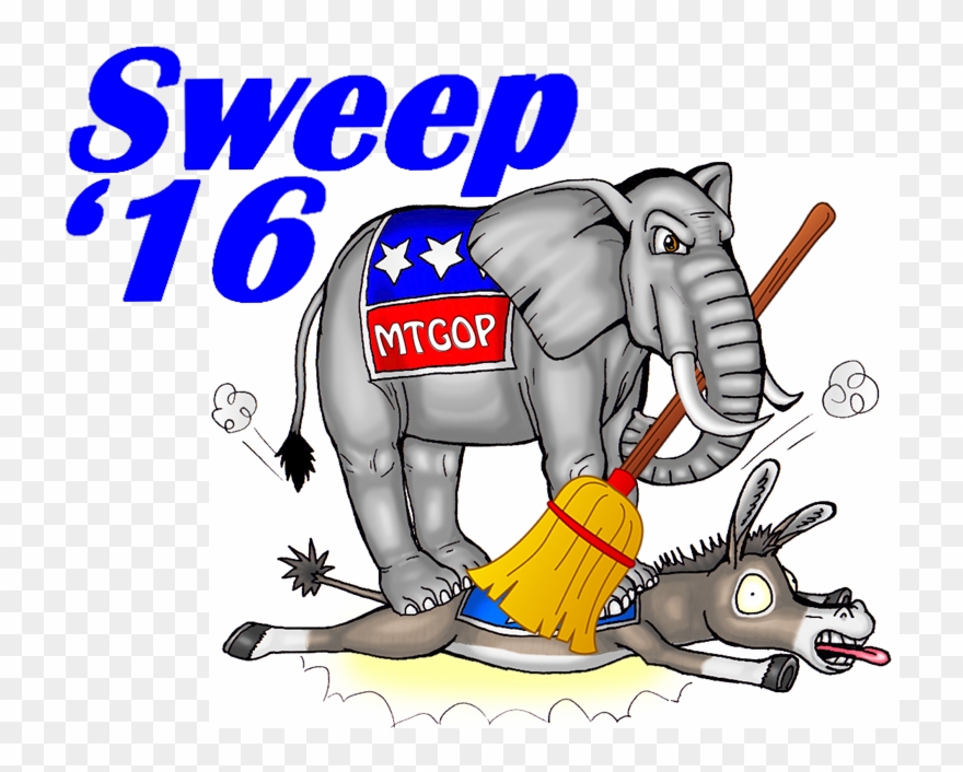 Fundraiser Clipart Bbq Fundraiser - Democrats Or Republicans Winning - Png Download