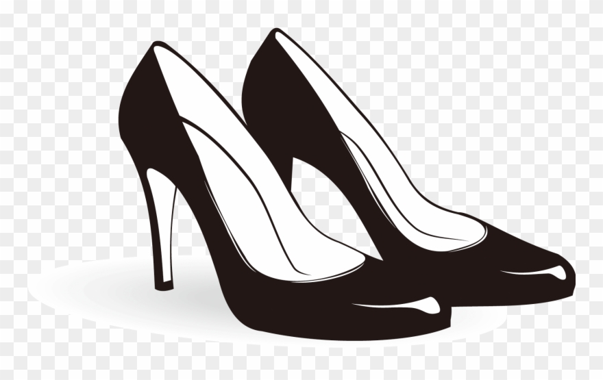 Shoe High-heeled Footwear Sneakers Clip Art - High Heels Clipart - Png Download