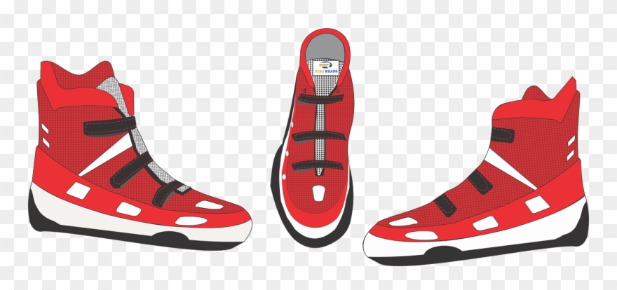 Wrestling Clipart Boxing Shoe - Shoe - Png Download