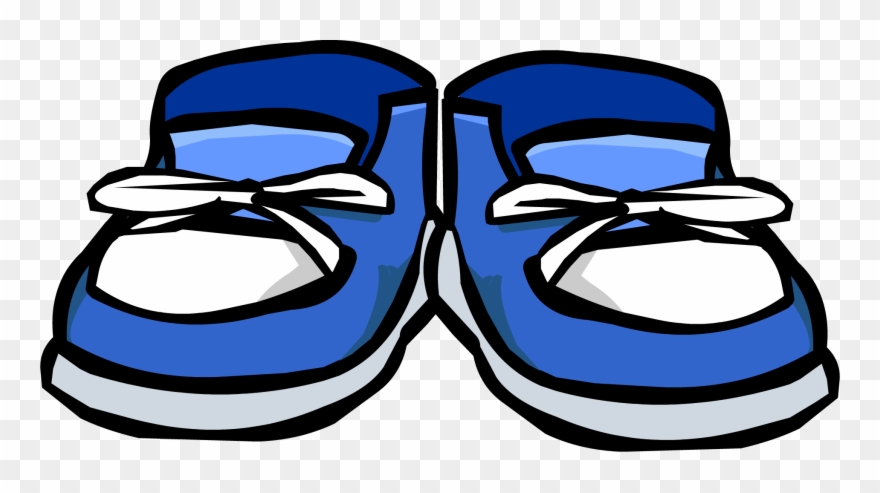 Sneakers2 - Club Penguin Blue Sneakers Clipart