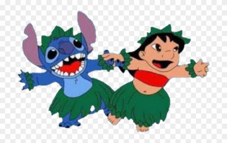 Lilo Liloandstitch Stitch Hawaii Hawain Leaf Friends - Phone Wallpaper Cartoon Disney Clipart