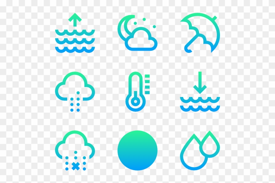 Weather - Temperature Icon Transparent Clipart