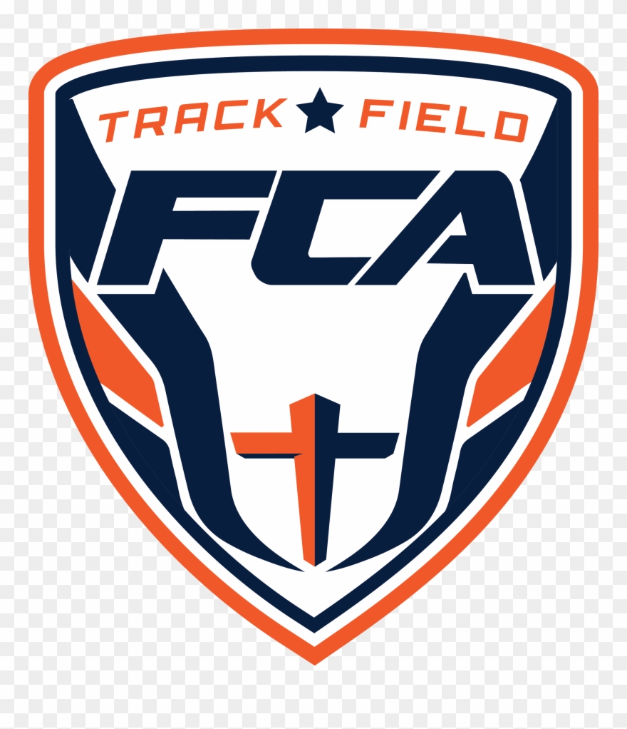Blue Track And Field Symbol - Track And Field Athletics Clipart