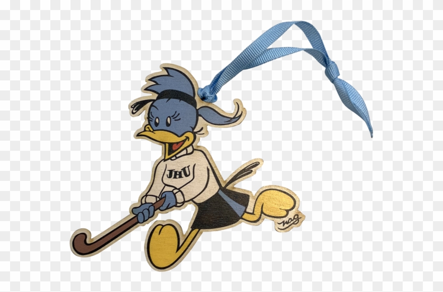Johns Hopkins University Nag Jay Ornament - Field Hockey Clipart