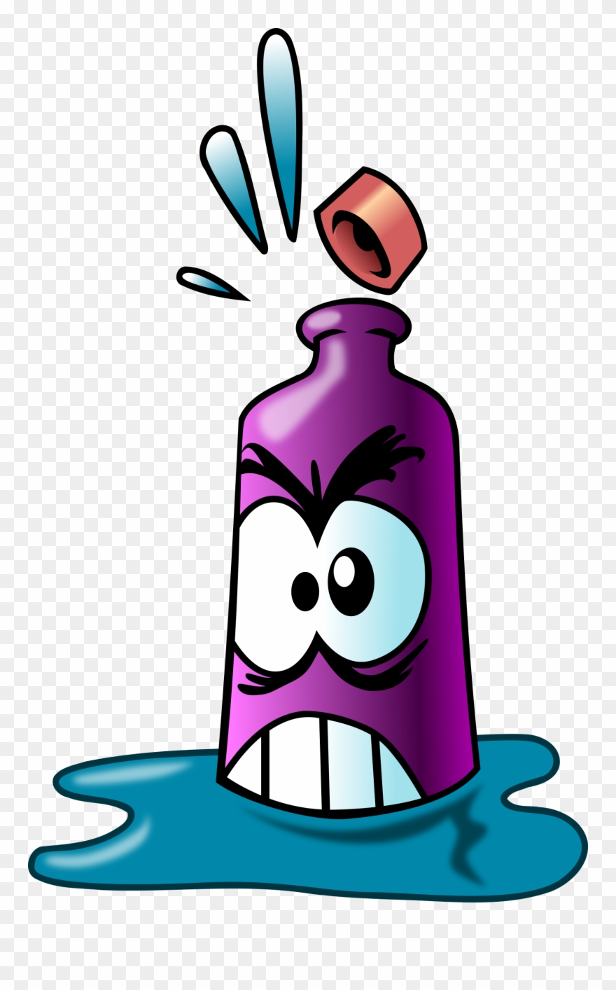 Computer Icons Bottle Cartoon Download - Angry Bottle Clipart