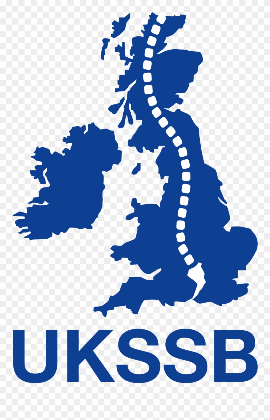 Spine Clipart Scoliosis - British Isles Clipart - Png Download