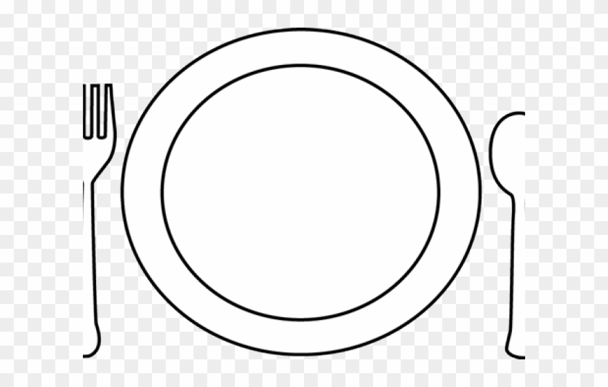 Dinner Plate Clipart - Plate - Png Download