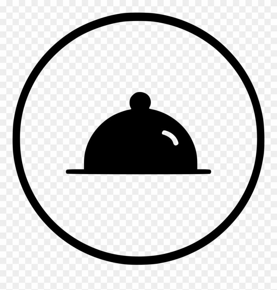 Dinner Plate Clipart Restaurant Plate - Dinner Plate Drawing - Png Download