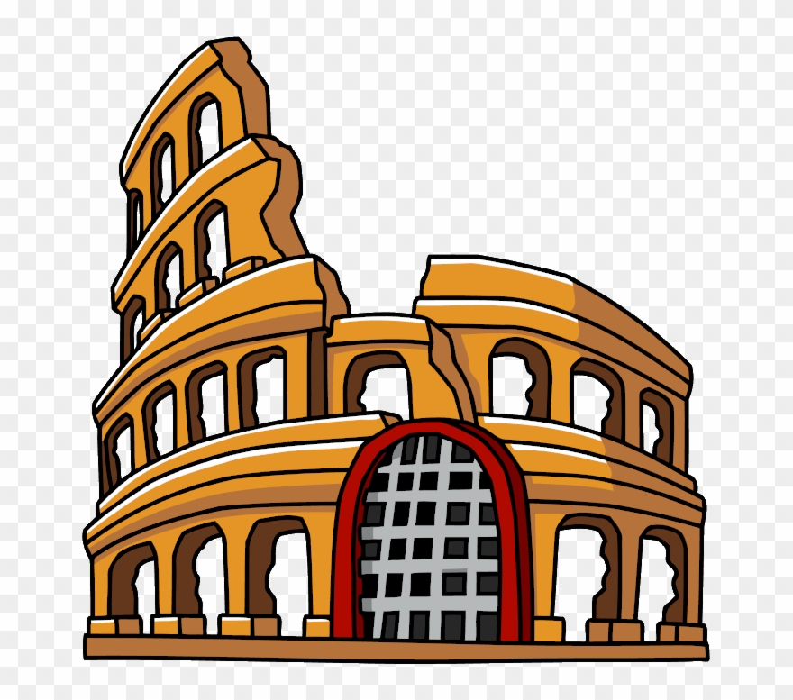 Colosseum - Coliseo Romano Animado Clipart