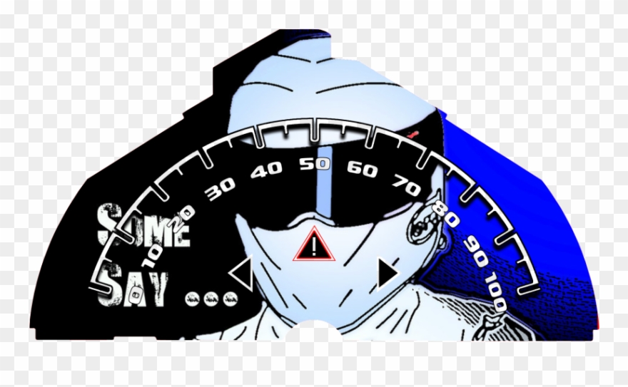 Speedometer Faces - Illustration Clipart