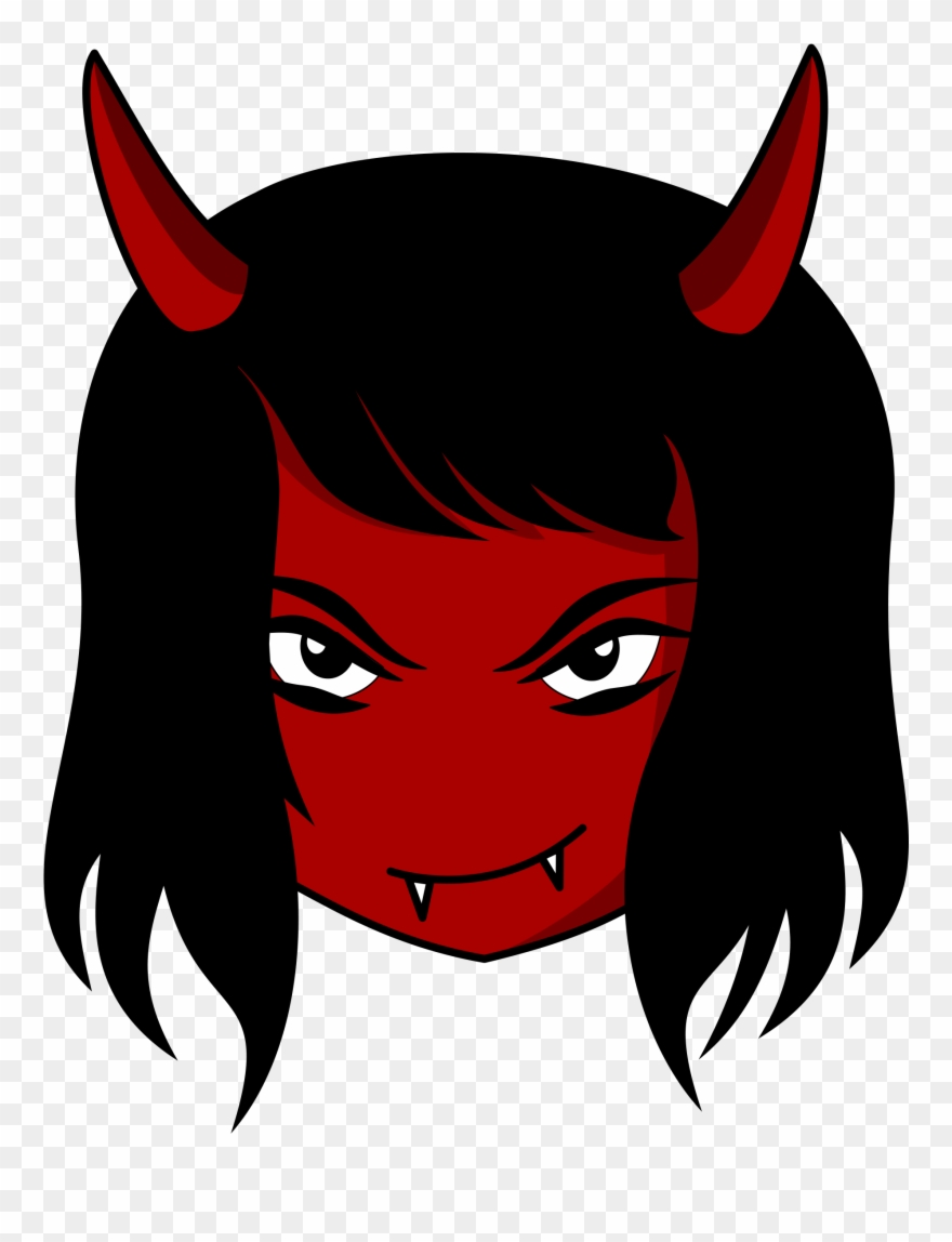 Evil Png Clip Art Black And White - Evil Png Transparent Png