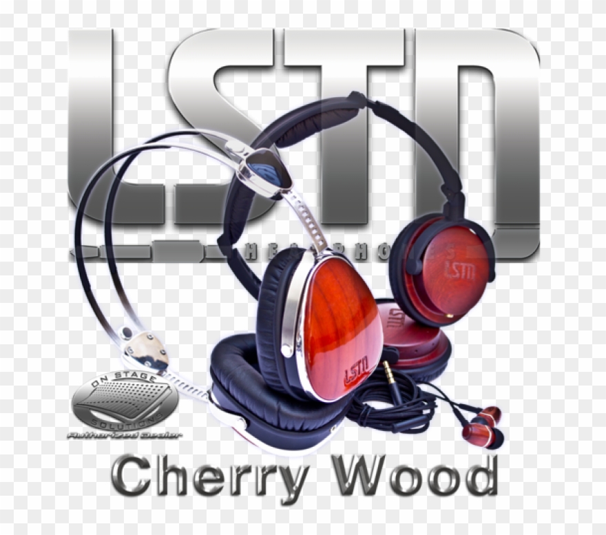 Lstn - Troubadour Headphones - Beech Clipart