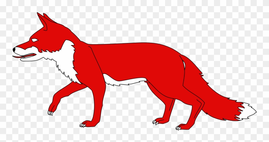 Cute Dog Black And White Clip Art Images Free Download - Red Fox Clip Art - Png Download