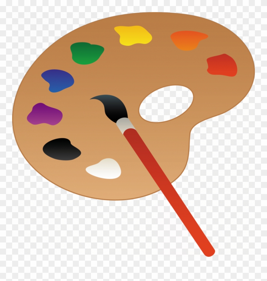 Watercolor Art Class - Clipart Paint Palette - Png Download
