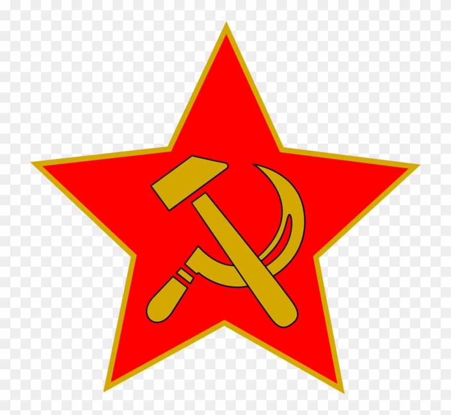 Communist Party Of The Soviet Union Hammer And Sickle - Communist Clipart - Png Download