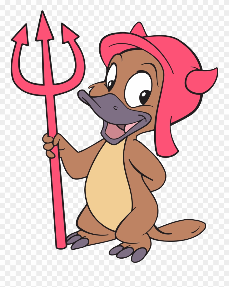 Hexley The Platypus - Darwin Kernel Clipart