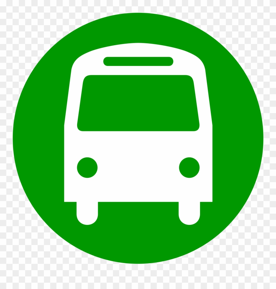 Banner Royalty Free Datei Aiga On Circle - Green Bus Icon Png Clipart