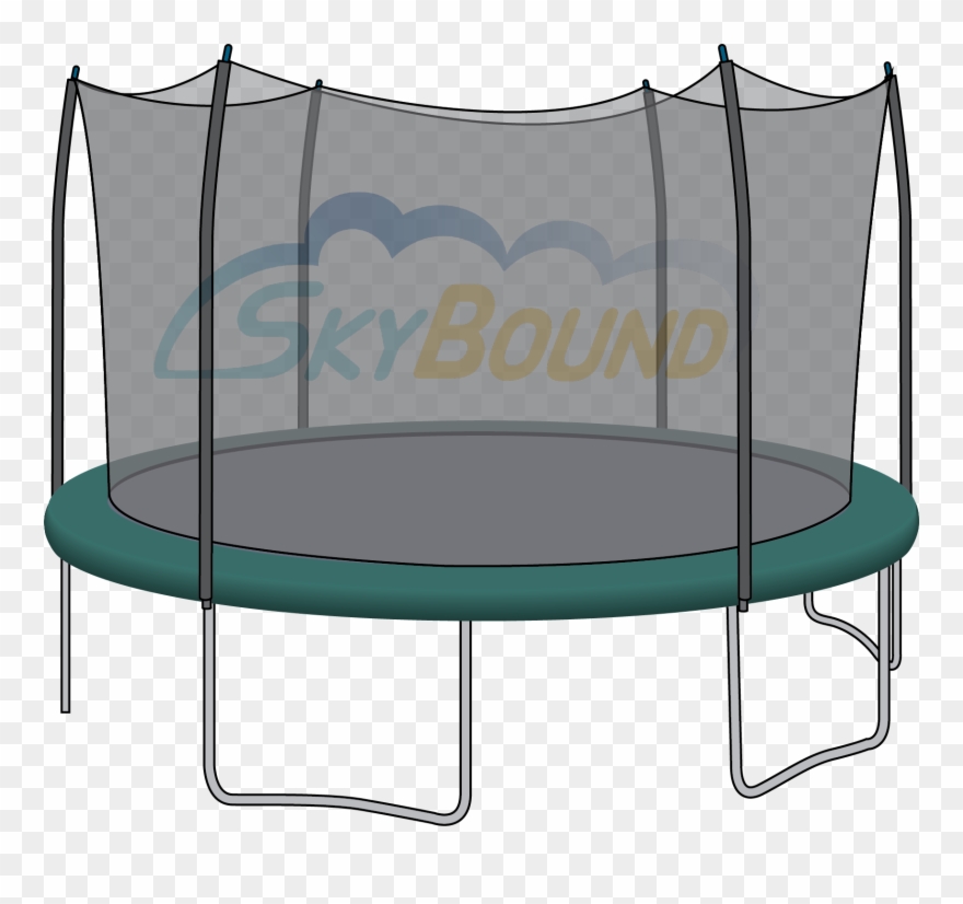 15 Ft Trampoline Net - Trampoline With Net Transparent Background Clipart