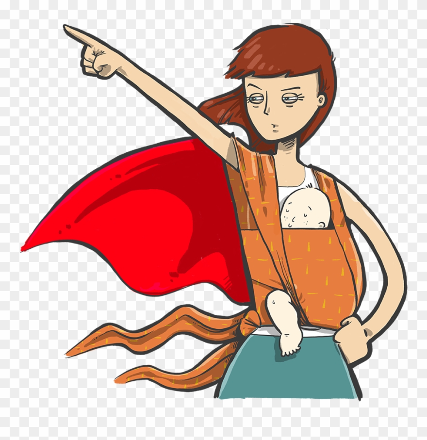 Ventajas Para La Sociedad De La Crianza Contacto - Baby Sling Clipart