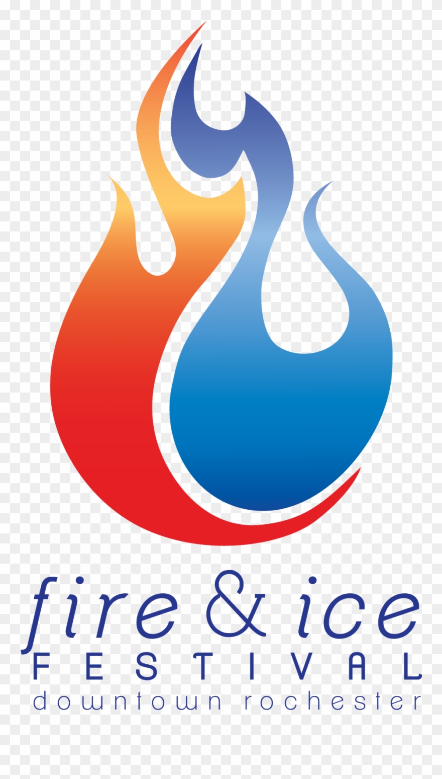 Oakland County, Michigan - Fire Ice Logo Clipart