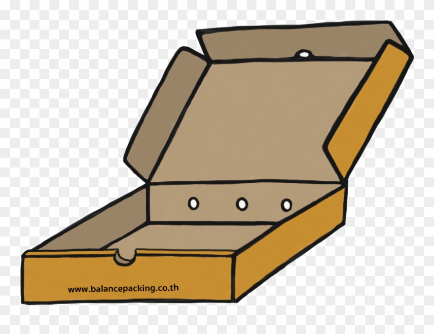 Pizza Box / Food Delivery Box - Pizza Box Clipart