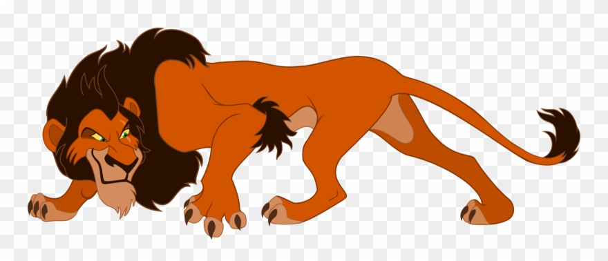 Lion Clipart Scar - Scar Lion King Png Transparent Png