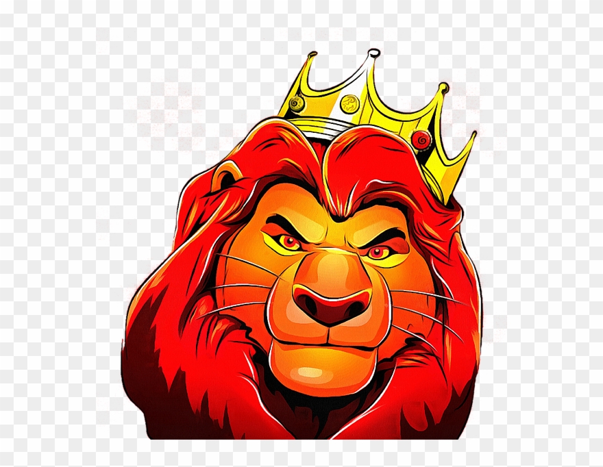 Bleed Area May Not Be Visible - Simba With A Crown Clipart