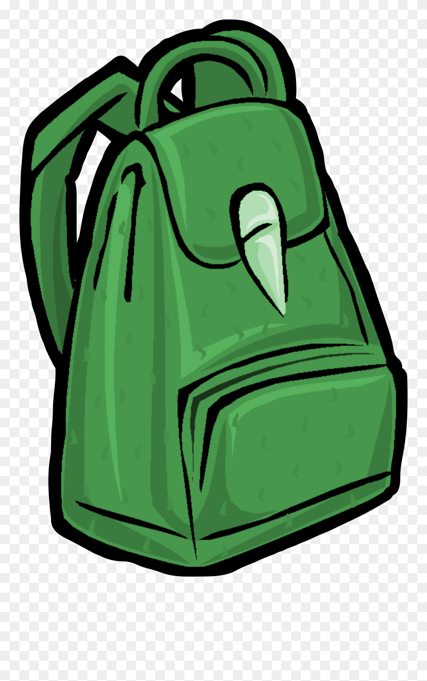 Clipart Pictures Clipartix - Green Backpack Clipart - Png Download
