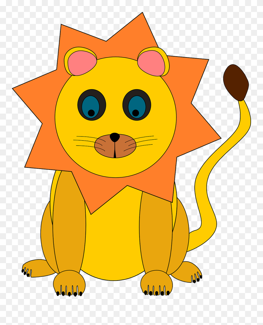 Clip Arts Related To - Lion Clip Art - Png Download