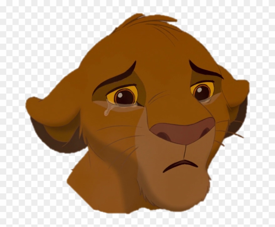Lion King Simba Sad - Lion King Simbas Head Clipart