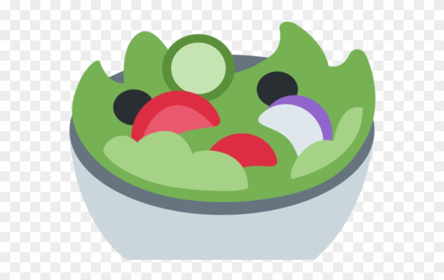 Salad Clipart Emoji - Salad Emoji - Png Download