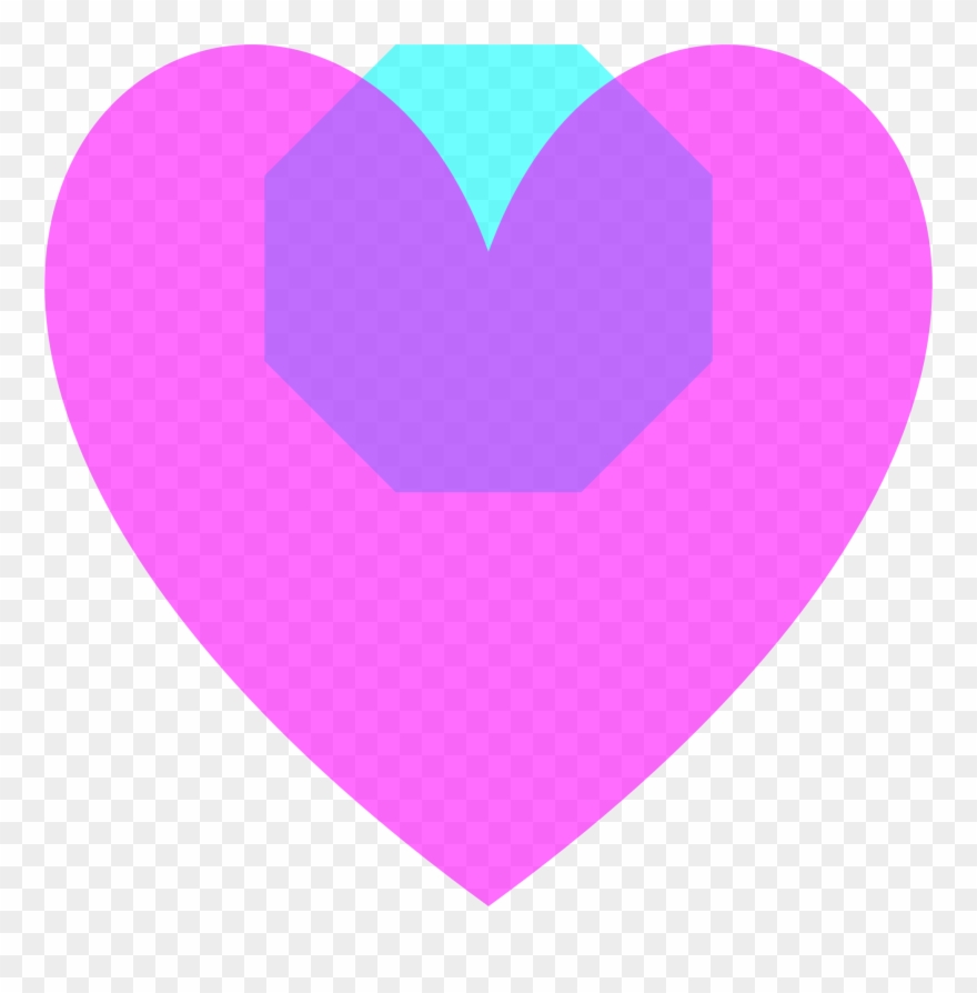 Big Image - Purple Heart Emoji Png Clipart