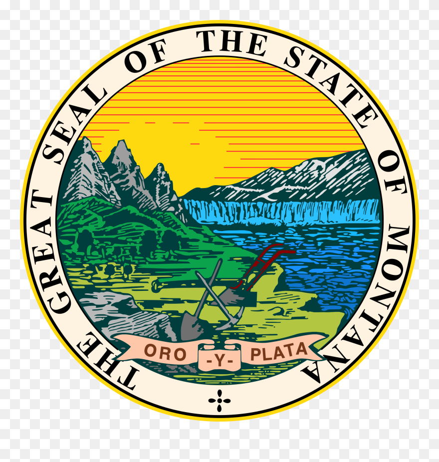 Montana State Seal - Montana Seal Png Clipart