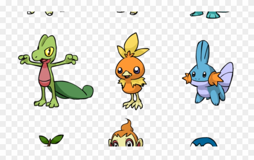Download Oshawott Evolution Clipart Pokémon Emerald - Pokemon First Gen Starter Evolution Chart - Png Download