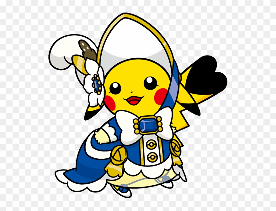 #pikachu #belle #cosplay From The Official Artwork - Pokemon Dream World Pikachu Clipart