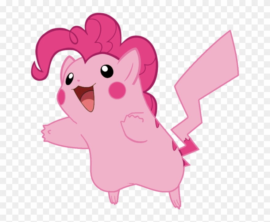 Pinkie Pie Rarity Twilight Sparkle Rainbow Dash Pikachu - Pinkie Pie Pikachu Clipart