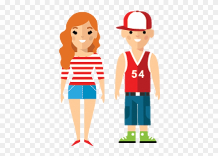 Teenage Years - Vector Graphics Clipart