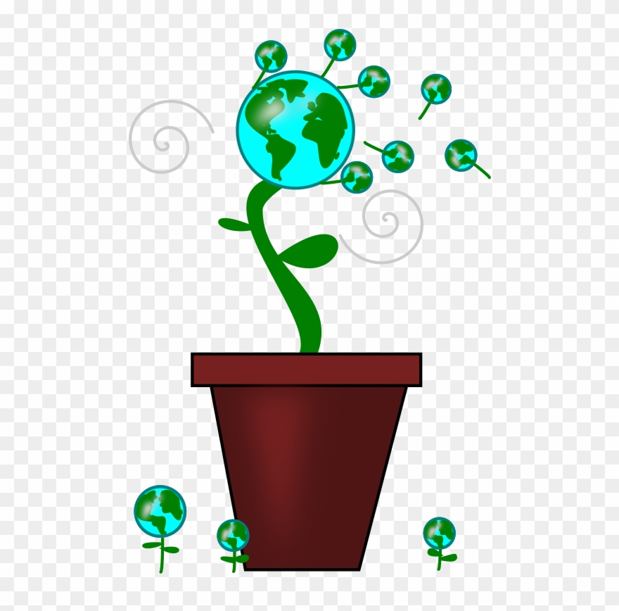 Clipart Dandelion Earth Earth Day Graphics April Fools - Clip Art - Png Download
