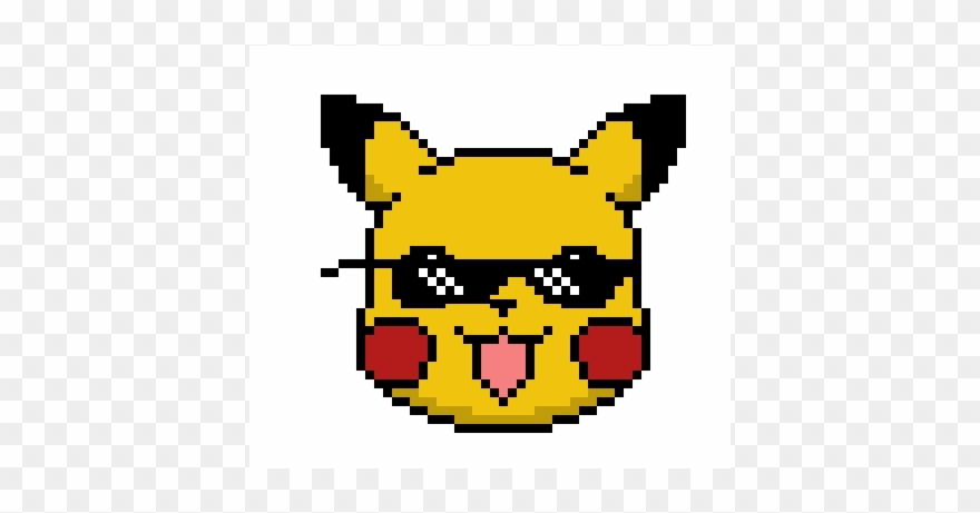 Swag Clipart Pikachu - Pixel Art Pikachu - Png Download