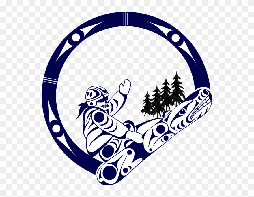 First Nations Snowboard Team Clipart
