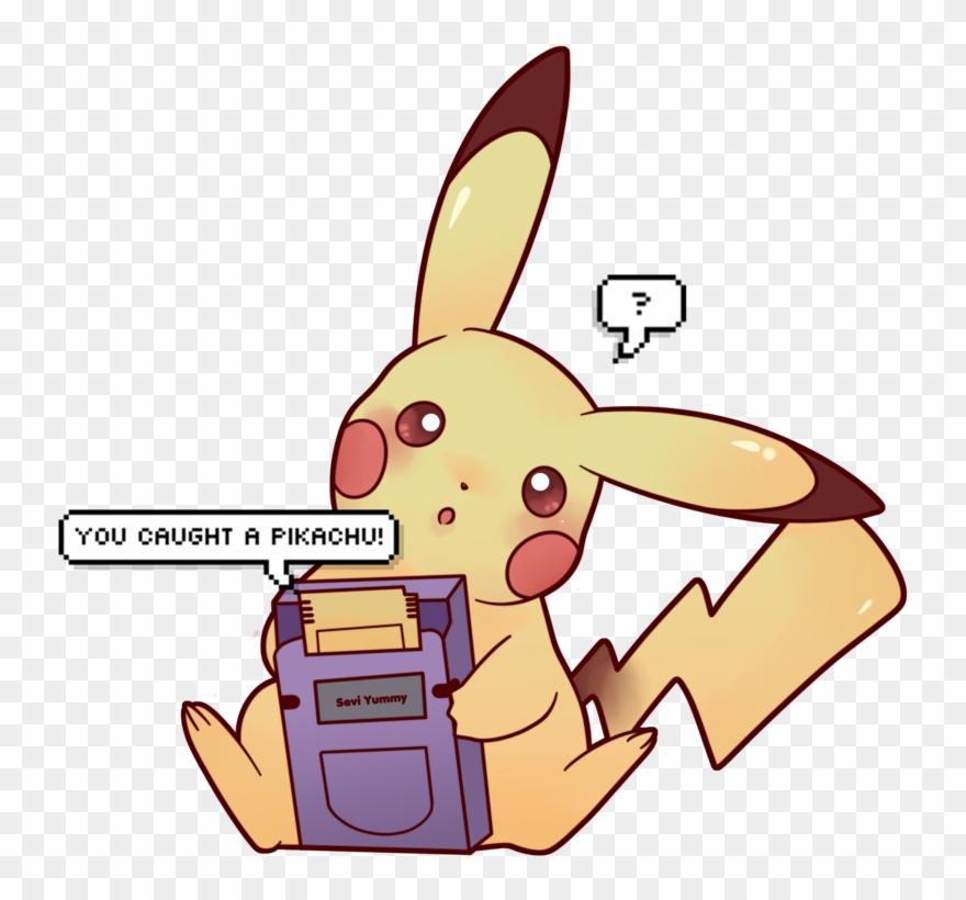 Pikachu & Coffe Chan Hello My Friends Who Loves Coffee - Pikachu Fan Art Cute Clipart