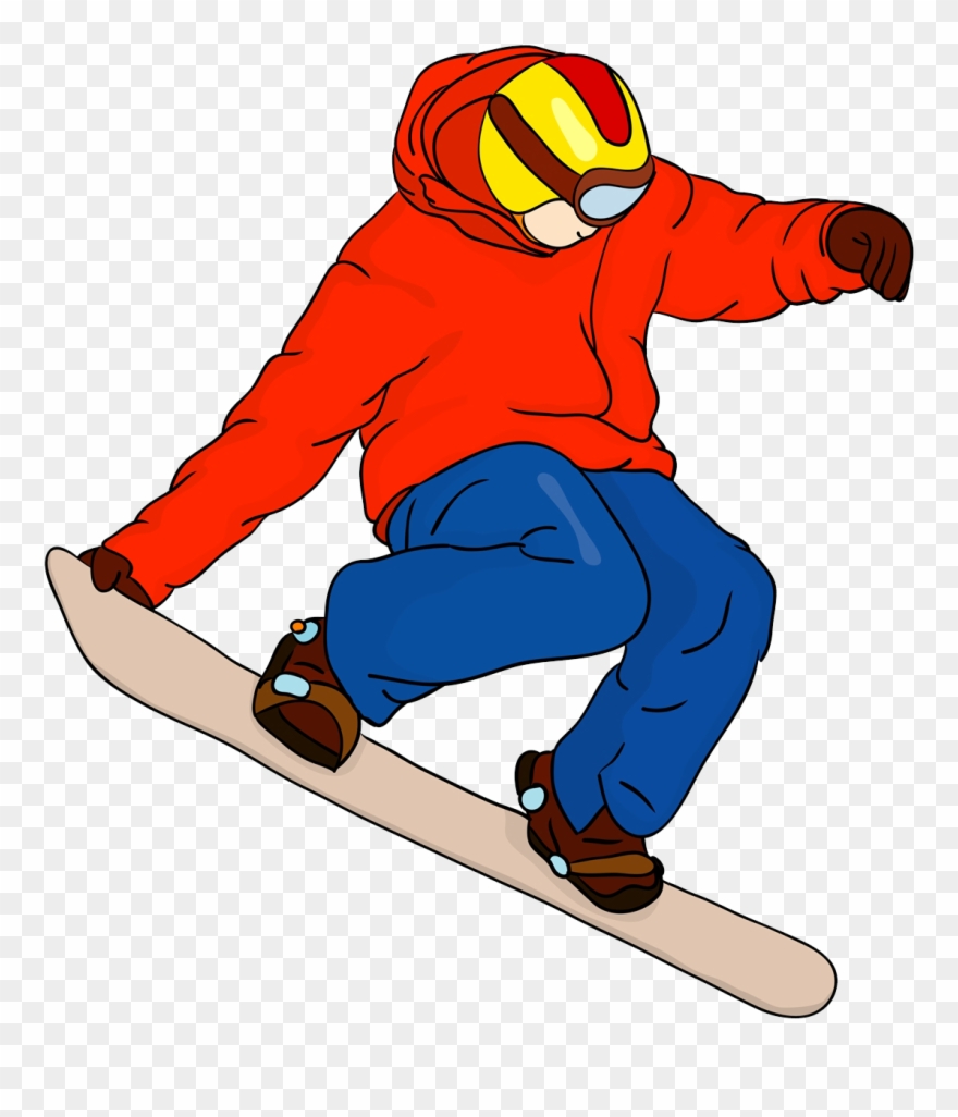 Snowboarder Drawing Cartoon - Cartoon Snowboarder Clipart