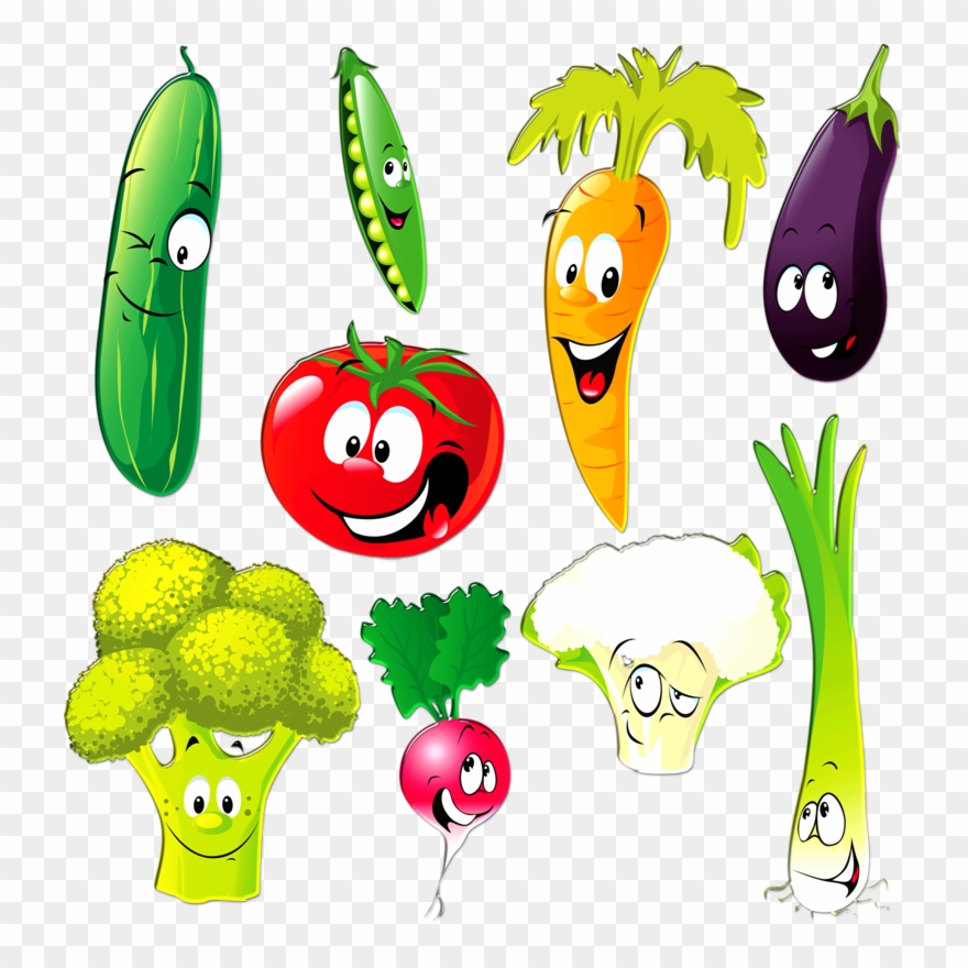 Clipart Free Pin By Nata On - Vegetable Cartoon - Png Download
