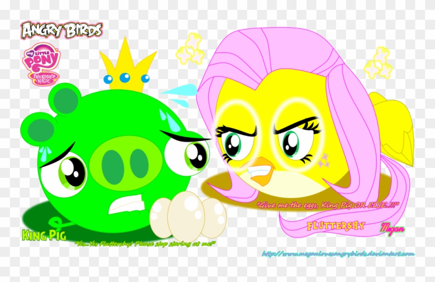 My Little Pony Angry Birds Clipart - My Little Pony De Los Angry Birds - Png Download