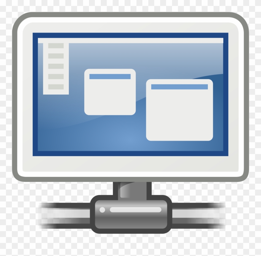 Open - Remote Desktop Icon Png Clipart