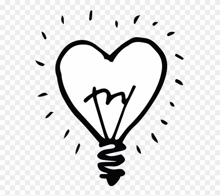 Honeycomb Clipart Heart - Incandescent Light Bulb - Png Download